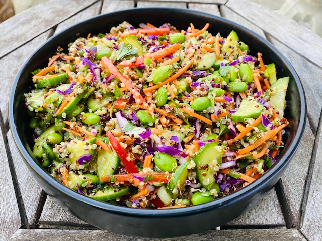 Asian Quinoa & Edamame Salad
