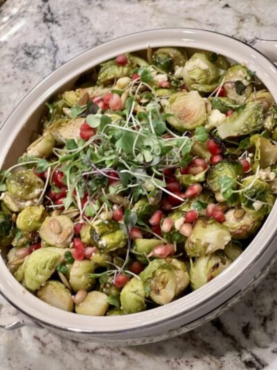 Maple Mustard Brussels Sprouts