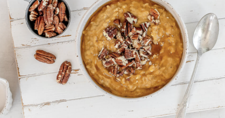 Protein Pumpkin Spice Oatmeal